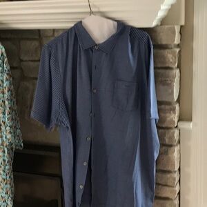Tommy Bahama Blue Casual Button Down Shirt